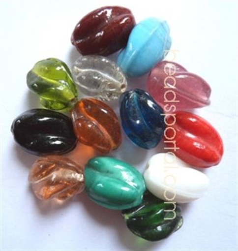 Plain Mix Assorted Glass Beads