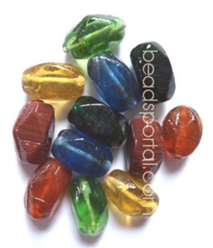 Plain Mix Assorted Glass Beads