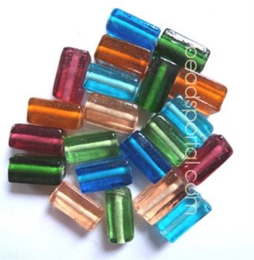 Plain Mix Assorted Glass Beads