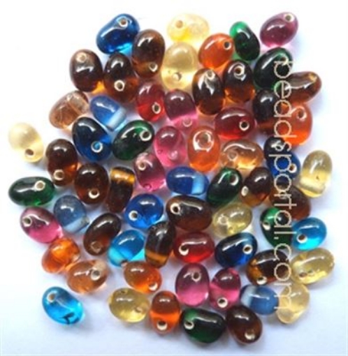 Plain Mix Assorted Glass Beads