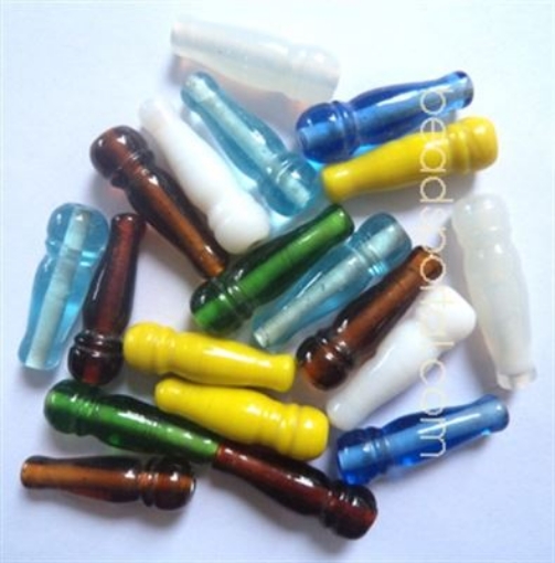 Plain Mix Assorted Glass Beads