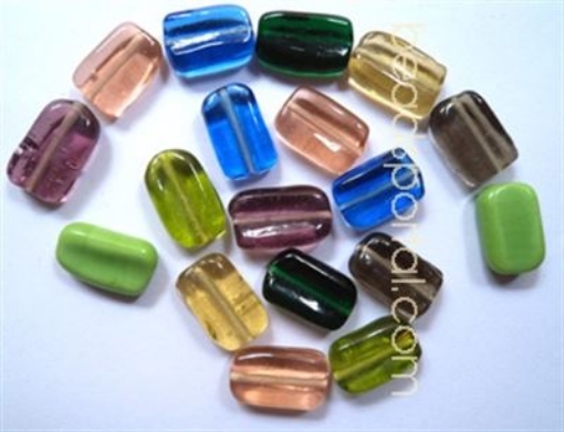 Plain Mix Assorted Glass Beads