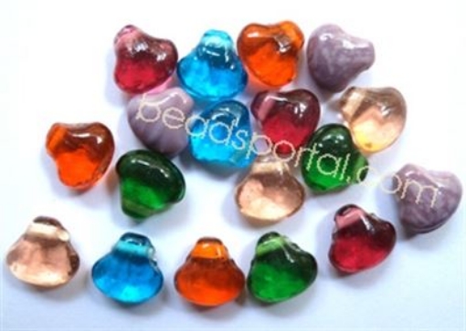 Plain Mix Assorted Glass Beads