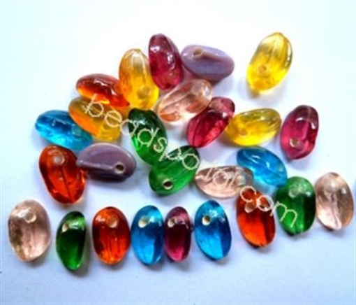 Plain Mix Assorted Glass Beads