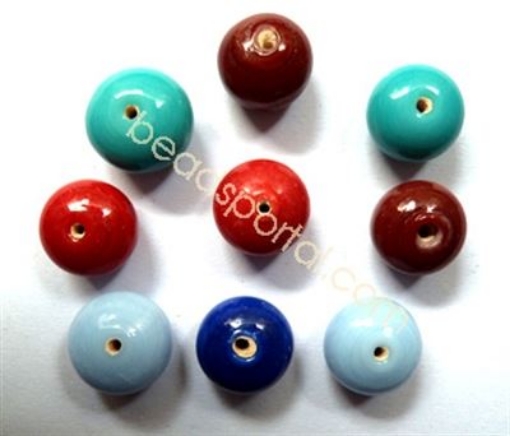 Plain Mix Assorted Glass Beads