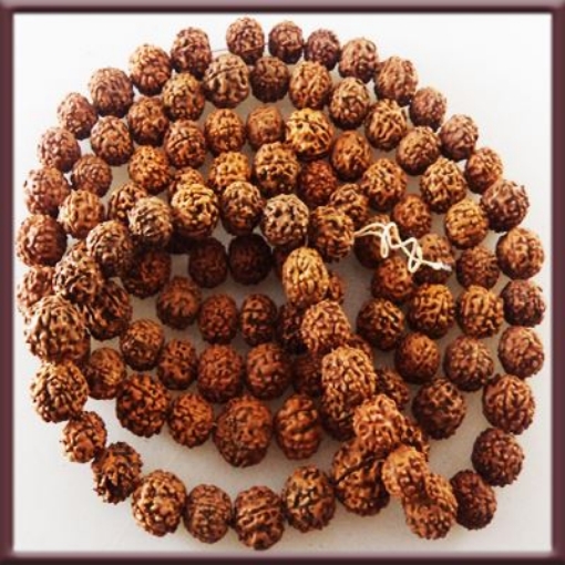 Rudraksha Beads String (109 pcs) 13mm