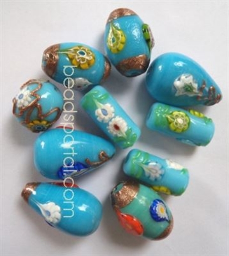 Lampwork Fancy Mix  Beads