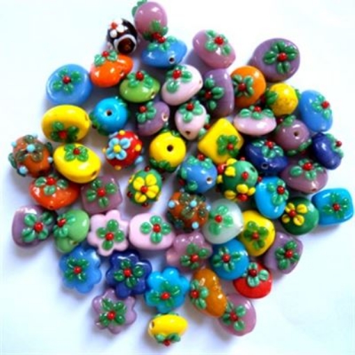 Lampwork Fancy Mix  Beads