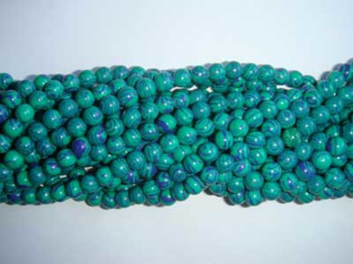 Azurite 4mm Round