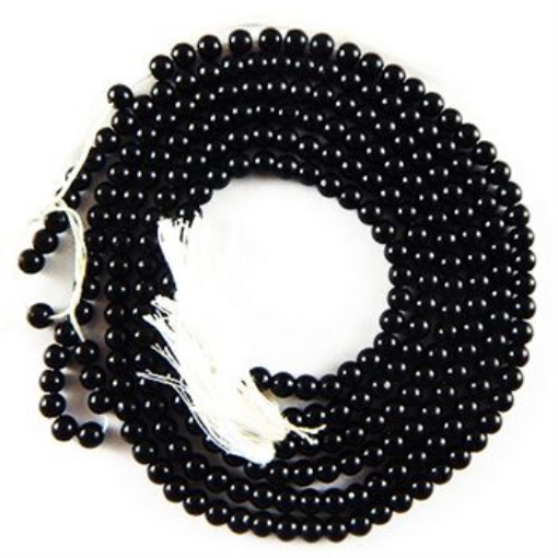 Black Onyx 4mm Beads