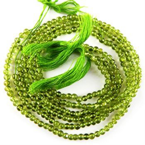 Peridot 4mm Beads