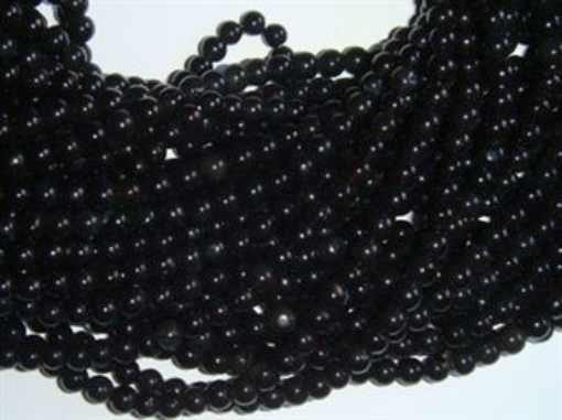 Black Stone 5mm Beads