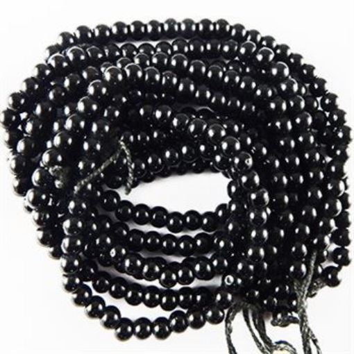 Black Stone 6mm Beads