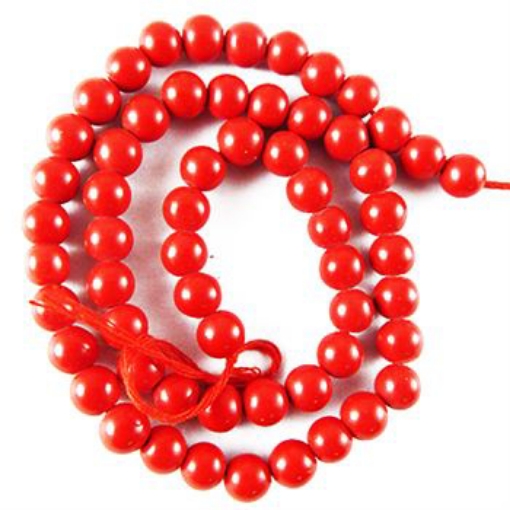 Red Coral 6mm Beads