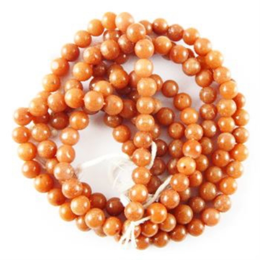 Peach Moonstone 7mm Beads