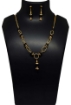 Gemstone Black Onyx Beads Necklace Set