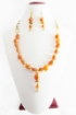 Carnelian Gemstone Tumble Beads Necklace
