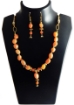 Carnelian Gemstone Tumble Beads Necklace