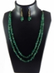 Green Aventurine Chips Necklace & Earrings Set