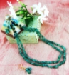 Green Aventurine Chips Necklace & Earrings Set