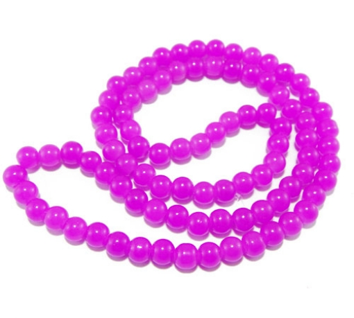 Glass Mala Beads 10mm Round