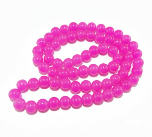 Glass Mala Beads 10mm Round