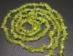 Peridot chips beads