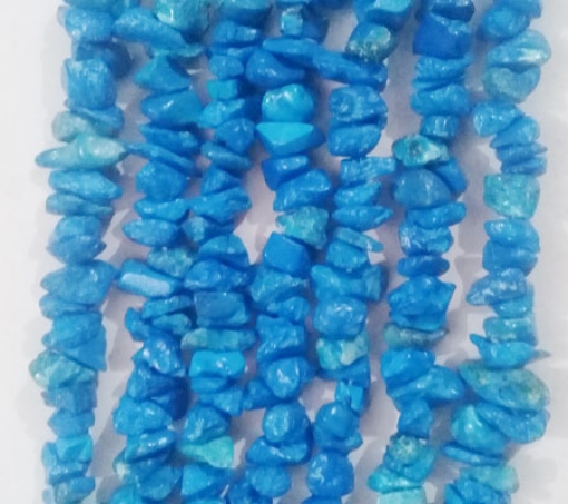 Turquoise (manmade) chips beads