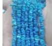 Turquoise (manmade) chips beads