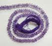 Picture of Amethyst rondelle beads