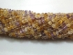 Ametrine rondelle beads