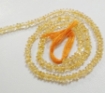 Citrine rondelle beads