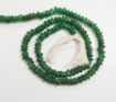 Green Aventurine rondelle beads