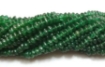 Green Aventurine rondelle beads