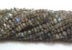Labradorite rondelle beads