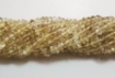 Lemon Quartz rondelle beads