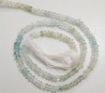 Multi Aquamarine rondelle beads