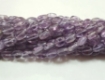 Amethyst Light Oval Beads