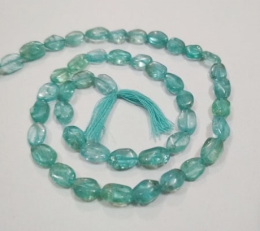 Apatite Green Oval Beads