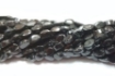 Black Spinel Oval Beads