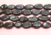 Blue Goldstone Oval Beads