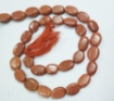 Brown Goldstone Oval Beads