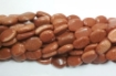 Brown Goldstone Oval Beads