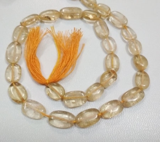 Citrine Oval Beads