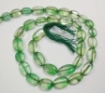 Green (Light) Jade (Dyed) Oval Beads