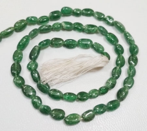 Green Aventurine Oval Beads