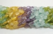 Multi 4 Colour Stone Oval Beads