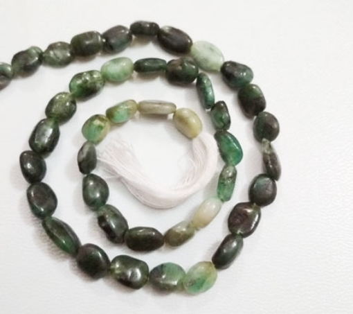 Multi Emerald Oval Beads