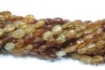 Multi Hessonite Oval Beads