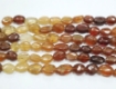 Multi Hessonite Oval Beads